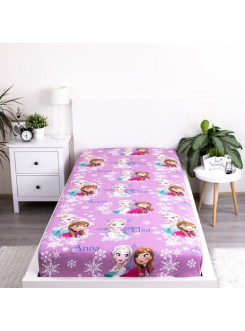 PRZEŚCIERADŁO Z GUMKA 90x200 FROZEN ELSA ANNA 2