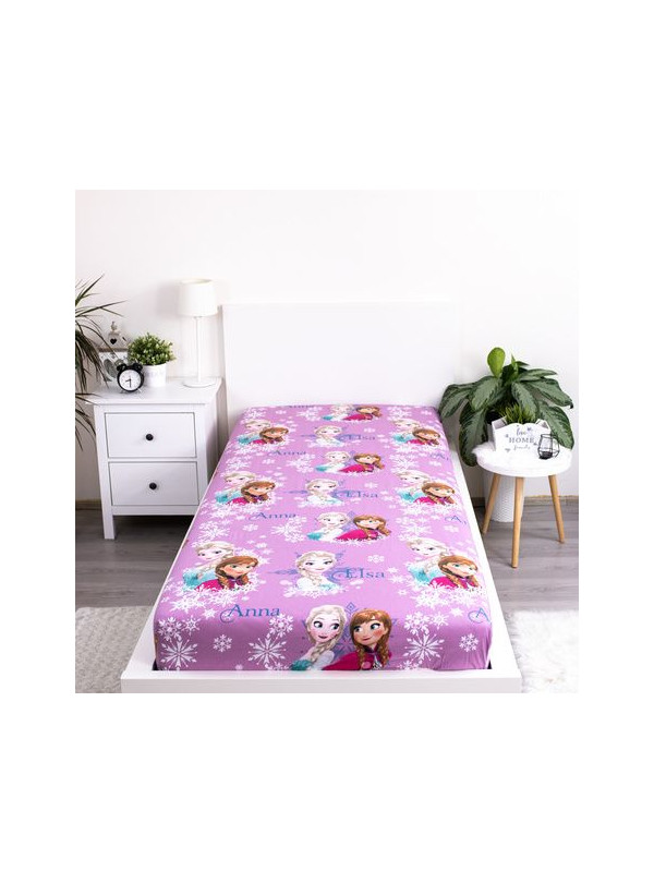 PRZEŚCIERADŁO Z GUMKA 90x200 FROZEN ELSA ANNA