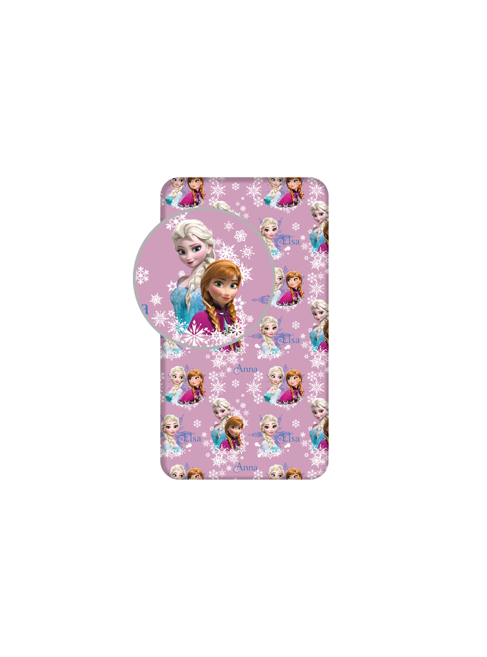 PRZEŚCIERADŁO Z GUMKA 90x200 FROZEN ELSA ANNA