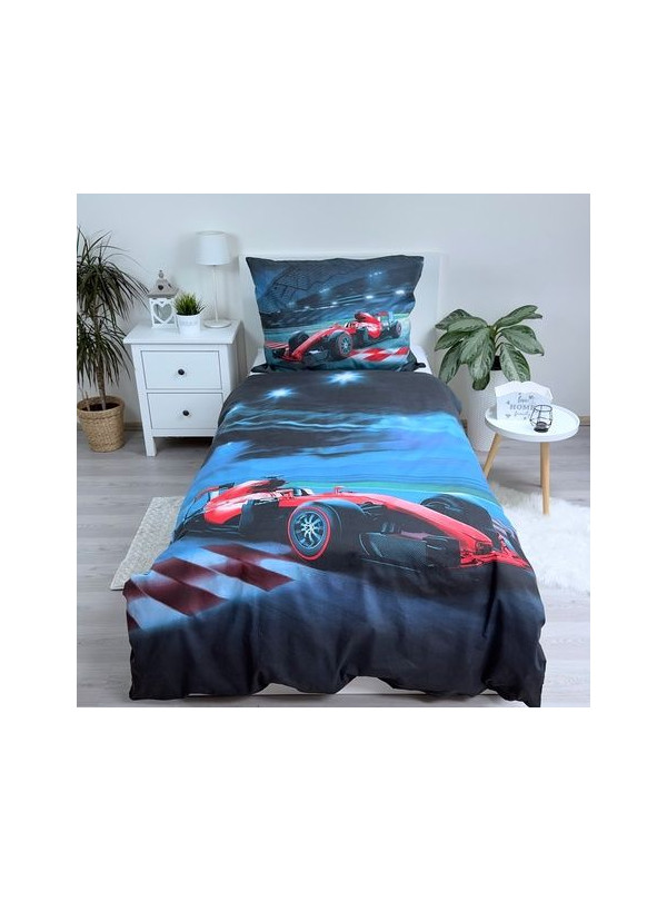 POŚCIEL MŁODZIEŻOWA 140x200 FORMUŁA 1 BOLID