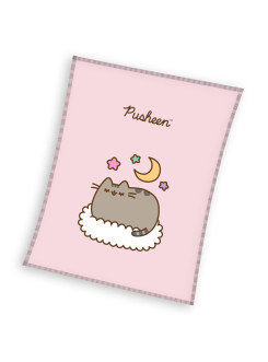 KOC KOCYK POLAROWY 130x160 PLED PUSHEEN RÓŻOWY