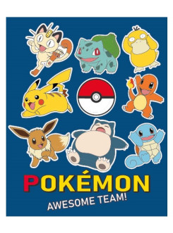 KOC KOCYK POLAROWY 130x160 POKEMON POKEMONY