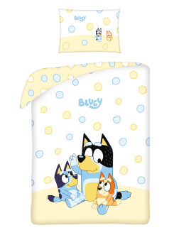 POŚCIEL DO ŁÓŻECZKA 100x135 BLUEY BINGO