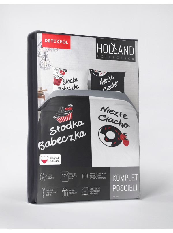 POŚCIEL 160x200 SŁODKA BABECZKA NIEZŁE CIACHO