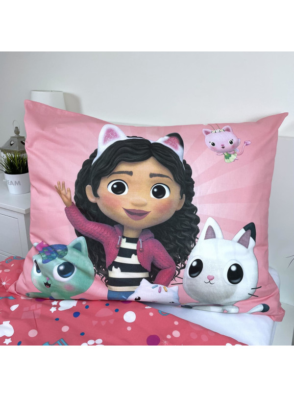 POŚCIEL 140x200 KOCI DOMEK GABI DLA DZIECI GAB-04