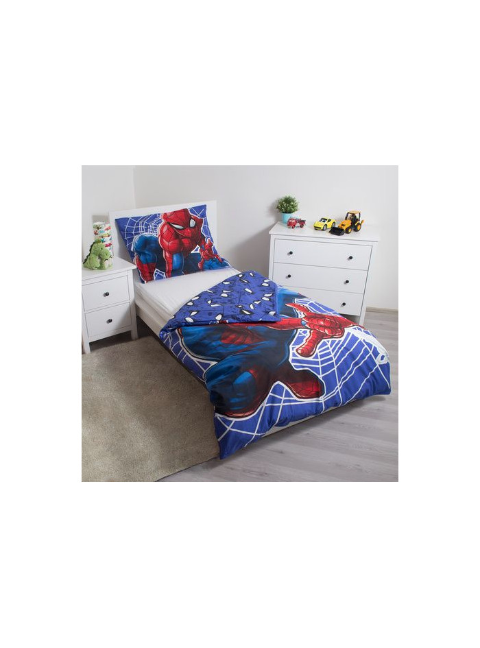 POŚCIEL ŚWIECĄCA W CIEMNOŚCI SPIDERMAN 140x200 BAWEŁNIANA SPIDER-MAN