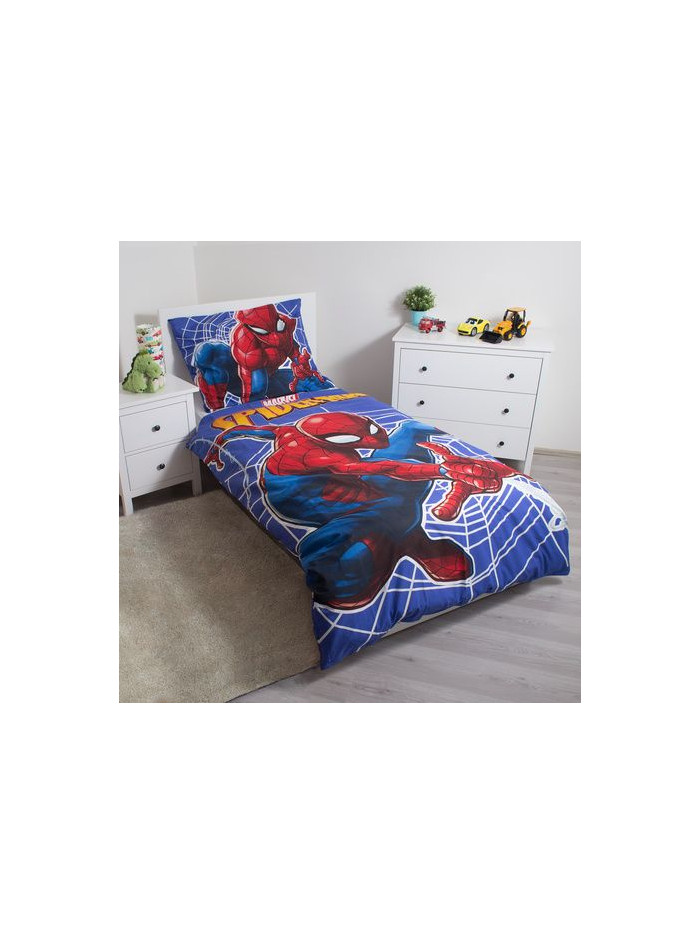 POŚCIEL ŚWIECĄCA W CIEMNOŚCI SPIDERMAN 140x200 BAWEŁNIANA SPIDER-MAN