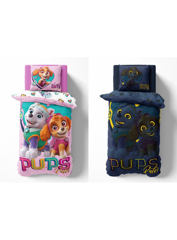 POŚCIEL 140x200 ŚWIECĄCA W CIEMNOŚCI PSI PATROL PP_30