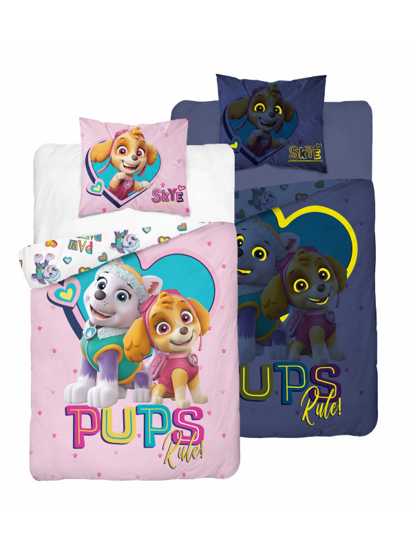 POŚCIEL 140x200 ŚWIECĄCA W CIEMNOŚCI PSI PATROL PP_30