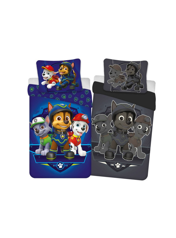 POŚCIEL 140x200 ŚWIECĄCA W CIEMNOŚCI PSI PATROL PP_32