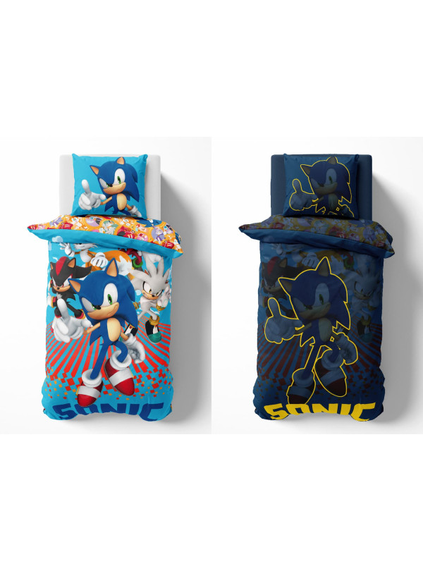 POŚCIEL ŚWIECĄCA W CIEMNOŚCI BAWEŁNIANA 160x200 SUPER SONIC