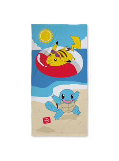 RĘCZNIK KĄPIELOWY PLAŻOWY 70x140 POKEMON PIKACHU 409_T