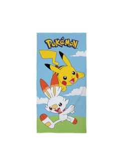 RĘCZNIK KĄPIELOWY PLAŻOWY 70x140 POKEMON PIKACHU 491_T