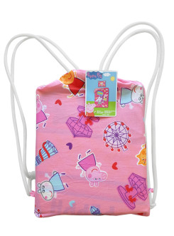 POŚCIEL BAWEŁNIANA 140x200 ŚWINKA PEPPA RÓŻOWA + WOREK 2