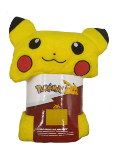 KOC KOCYK Z KAPTUREM 120x150 POKEMON PIKACHU