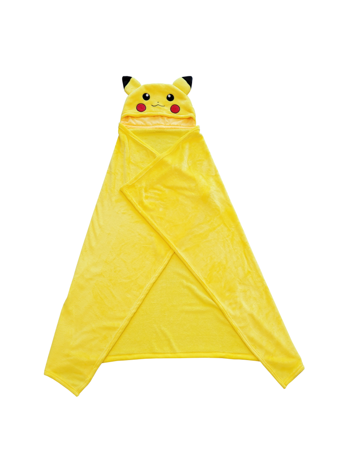 KOC KOCYK Z KAPTUREM 120x150 POKEMON PIKACHU