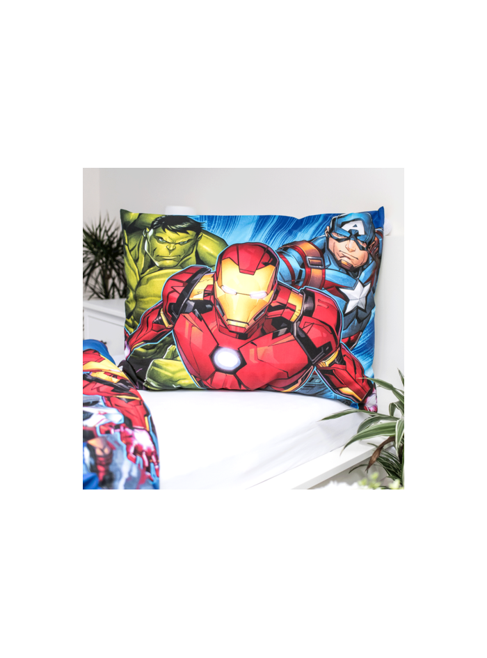 POŚCIEL 140x200 AVENGERS IRON MAN HULK THOR KAPITAN AMERYKA CZARNA PANTERA