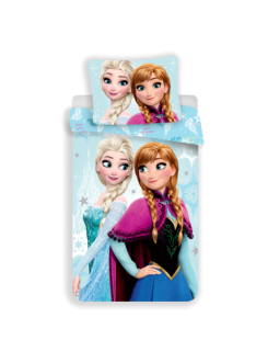 POŚCIEL BAWEŁNIANA 140x200 FROZEN KRAINA LODU ELSA ANNA