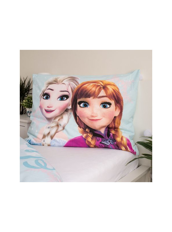 POŚCIEL BAWEŁNIANA 140x200 FROZEN KRAINA LODU ELSA ANNA