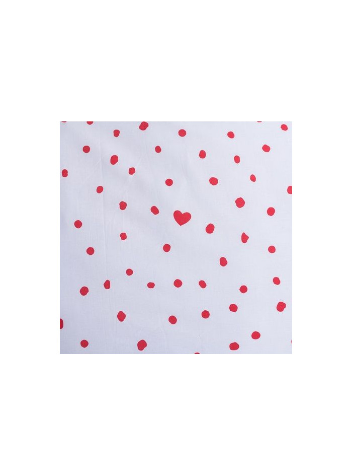 KOMPLET POŚCIELI 140x200 MYSZKA MIKI MINI MIŁOŚĆ SERCE