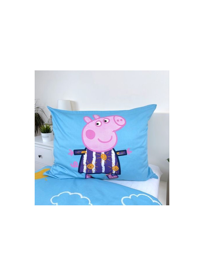 POŚCIEL 140x200 ŚWIECĄCA W CIEMNOŚCI ŚWINKA PEPPA PGLOW-03