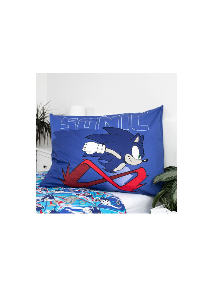 POŚCIEL 140x200 SUPER SONIC THE HEDGEHOG LET'S GO