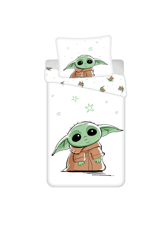 POŚCIEL 140x200 STAR WARS GWIEZDNE WOJNY BABY YODA GROGU