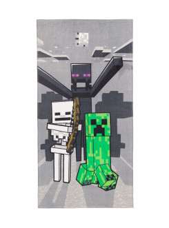 RĘCZNIK KĄPIELOWY PLAŻOWY 70x140 MINECRAFT CREEPER ENDERMAN 2