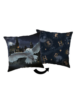 PODUSZKA 40x40 DWUSTRONNA HARRY POTTER SOWA HEDWIGA