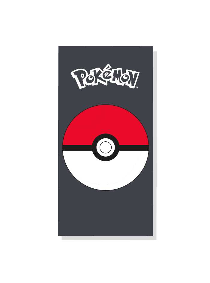 RĘCZNIK PLAŻOWY 70x140 POKEMON POKEBALL