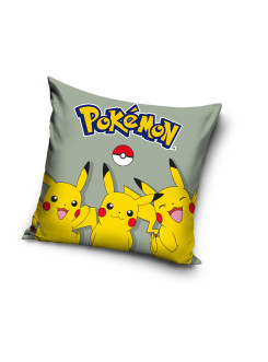 POSZEWKA 40x40 NA PODUSZKĘ JAŚKA POKEMON PIKACHU POKEBALL