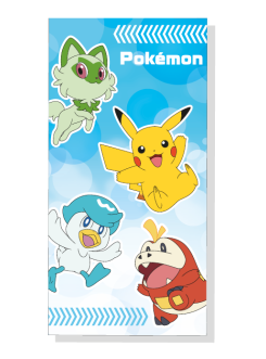 RĘCZNIK PLAŻOWY 70x140 POKEMON PIKACHU SPIRGATITO
