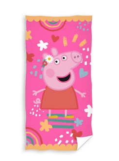 RĘCZNIK KĄPIELOWY PLAŻOWY 70x140 ŚWINKA PEPPA PEP-01