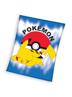 KOC KOCYK POLAROWY 130x160 POKEMON PIKACHU POKEBALL