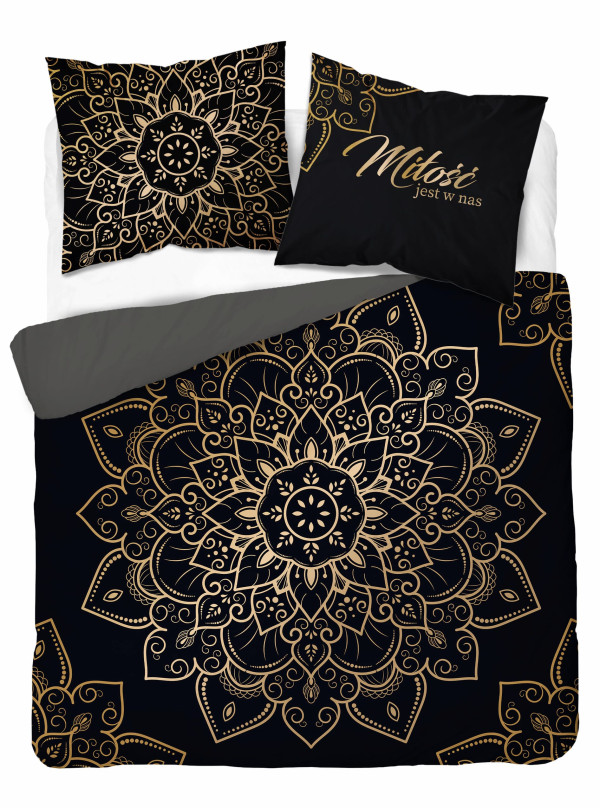 POŚCIEL BAWEŁNIANA 160x200 MIŁOŚĆ JEST W NAS