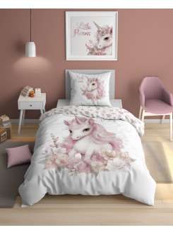 POŚCIEL 140x200 ŚWIECĄCA W CIEMNOŚCI JEDNOROŻEC 5405_A