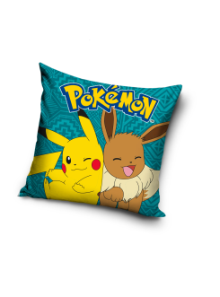 POSZEWKA 40x40 NA PODUSZKĘ JAŚKA POKEMON PIKACHU EEVEE
