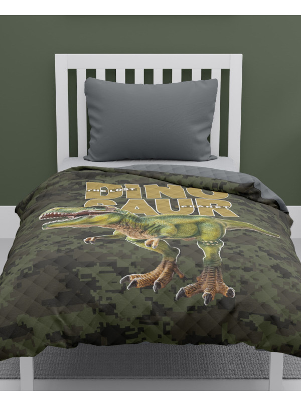 NARZUTA NA ŁÓZKO 170x210 PIKOWANA DINOZAUR K_86