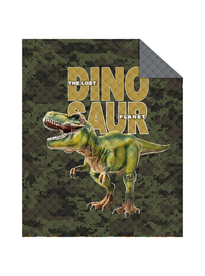 NARZUTA NA ŁÓZKO 170x210 PIKOWANA DINOZAUR K_86