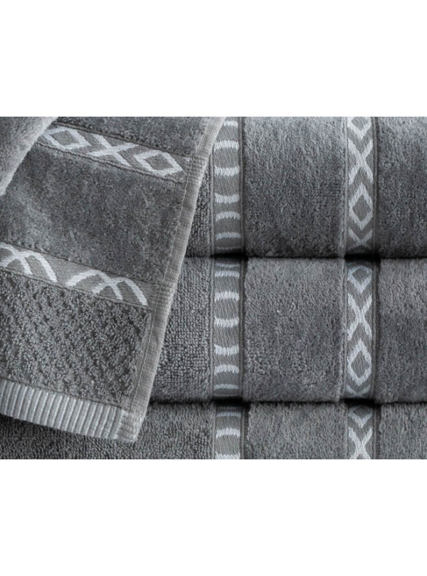 RĘCZNIK KĄPIELOWY 70x140 GINO SZARY