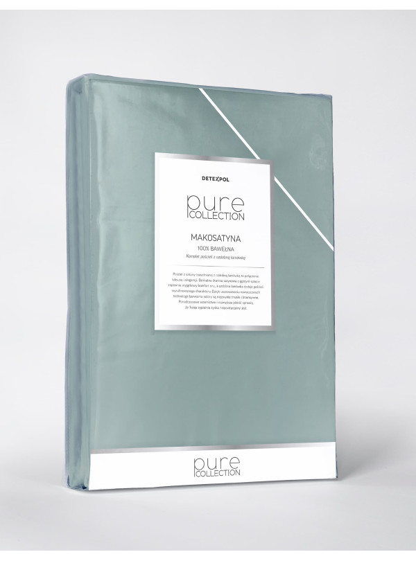 KOMPLET POŚCIELI PURE 140x200 MAKOSATYNA MIĘTOWA