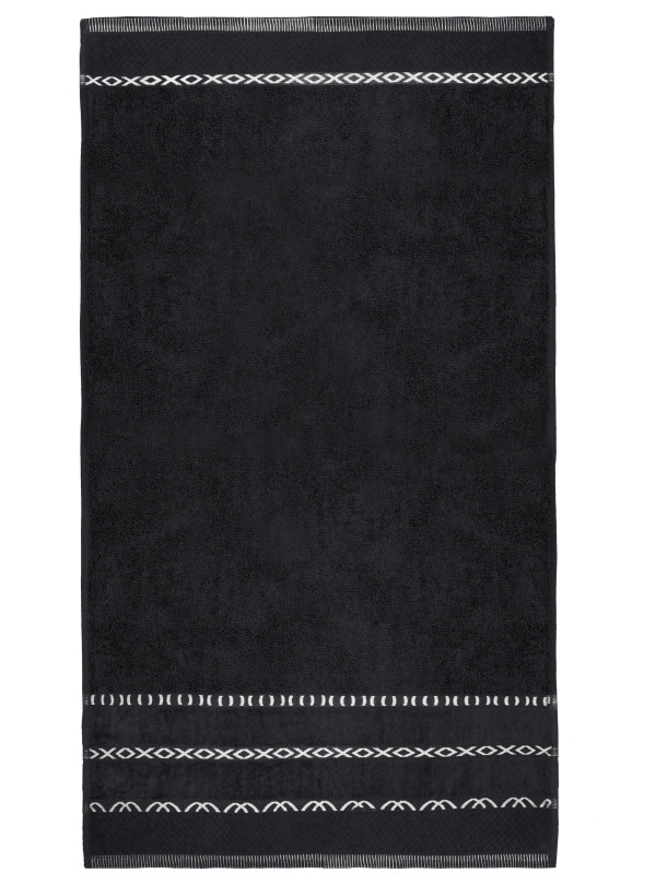RĘCZNIK KĄPIELOWY 70x140 GINO CZARNY