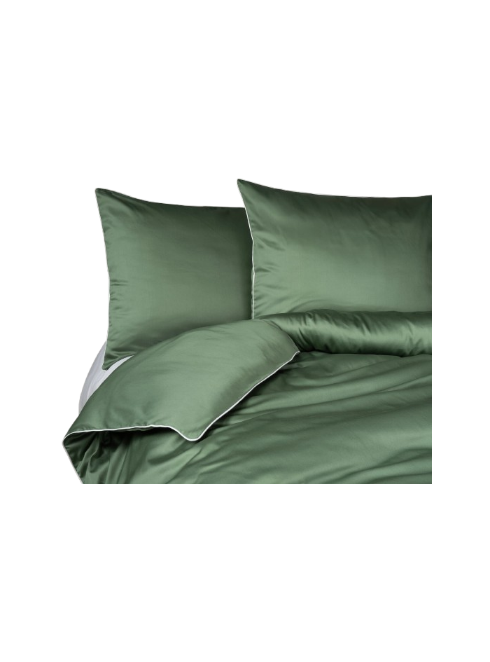 KOMPLET POŚCIELI PURE 160x200 MAKOSATYNA ZIELONA