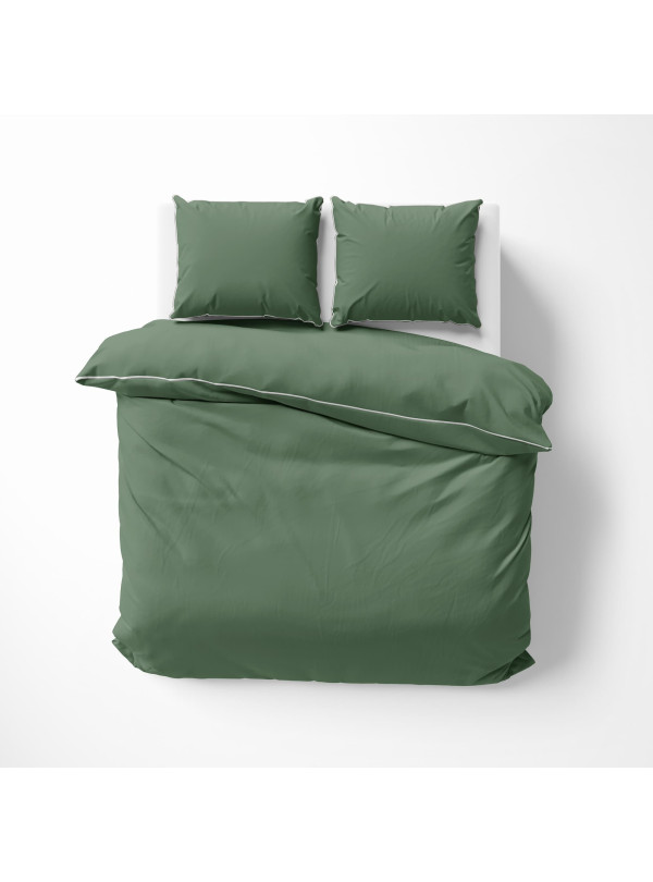 KOMPLET POŚCIELI PURE 160x200 MAKOSATYNA ZIELONA