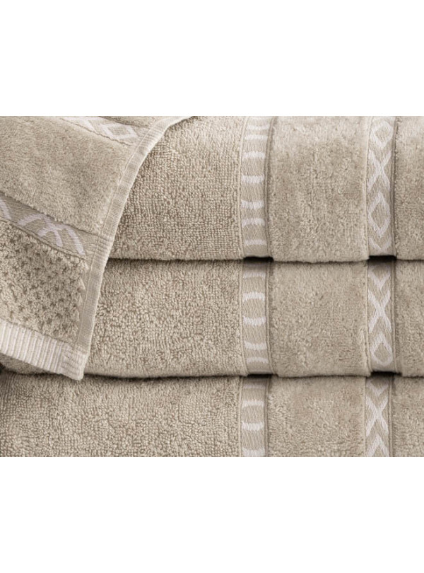 RĘCZNIK KĄPIELOWY 50x90 GINO BEŻOWY