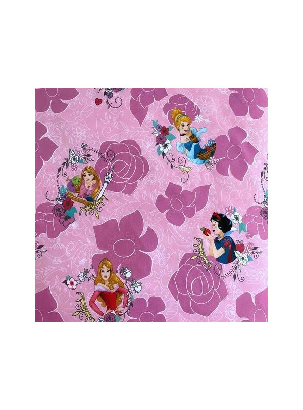 POŚCIEL BAWEŁNIANA 140x200 KSIĘŻNICZKI DISNEY ROSZPUNKA ŚNIEŻKA