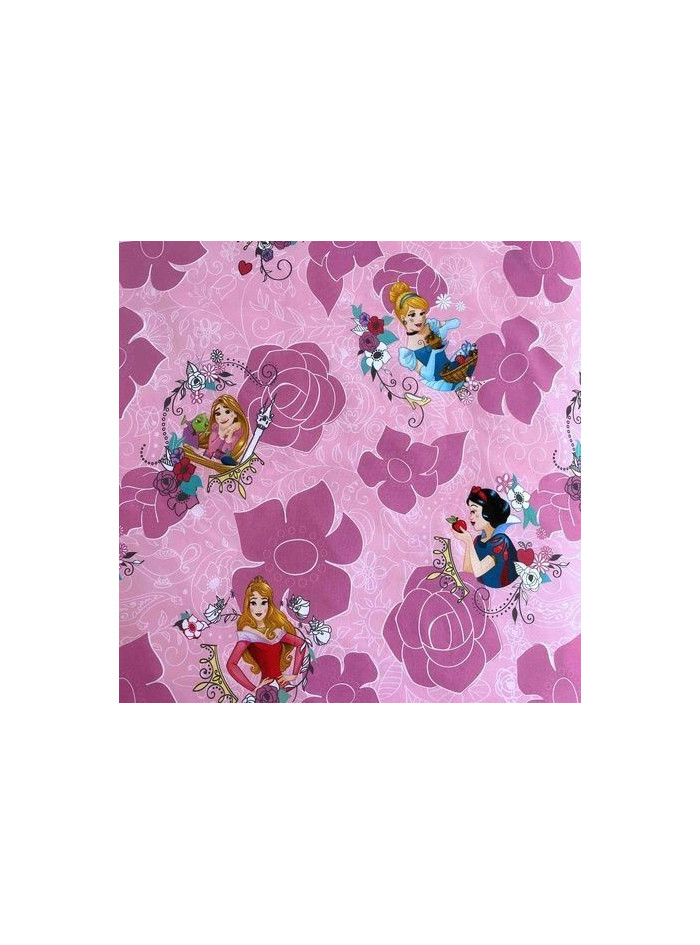 POŚCIEL BAWEŁNIANA 160x200 KSIĘŻNICZKI DISNEY ROSZPUNKA ŚNIEŻKA