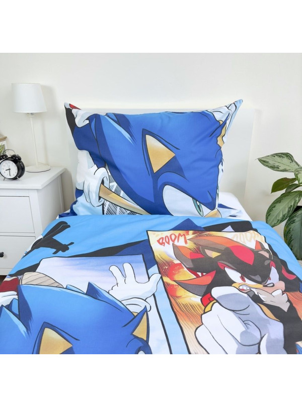 POŚCIEL 140x200 SUPER SONIC THE HEDGEHOG SHADOW