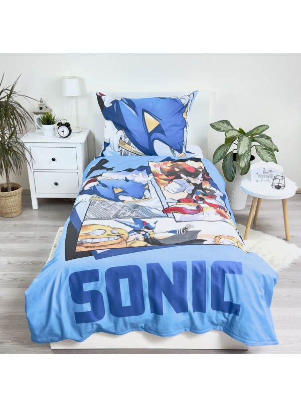 POŚCIEL 140x200 SUPER SONIC THE HEDGEHOG SHADOW