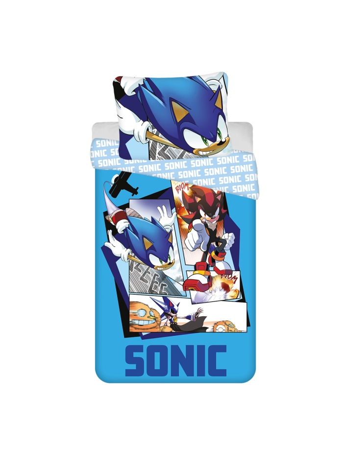 POŚCIEL 140x200 SUPER SONIC THE HEDGEHOG SHADOW
